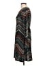 Robert Louis Chevron-herringbone Teal Casual Dress Size L - photo 5