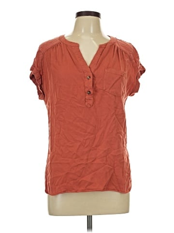Rose + Olive Short Sleeve Blouse (view 1)