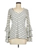 Allison Joy Ivory Long Sleeve Top Size M - photo 1