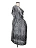 Motherhood 100% Polyester Paisley Silver Cocktail Dress Size S - photo 4