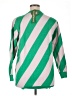 OXKNIT 100% Cotton Stripes Green Pullover Sweater Size 2XL - photo 2