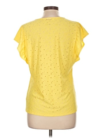 MICHAEL Michael Kors Short Sleeve Blouse (view 2)
