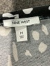 Nine West Graphic Black Cocktail Dress Size M - photo 7