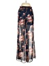 Elevenses 100% Polyester Floral Blue Casual Pants Size M - photo 1