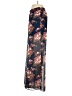 Elevenses 100% Polyester Floral Blue Casual Pants Size M - photo 5