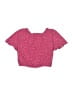 Crewcuts 100% Cotton Pink Short Sleeve Blouse Size 10 - 11 - photo 2