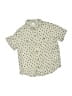 Old Navy Stars Yellow Short Sleeve Button-Down Shirt Size 4T - photo 1