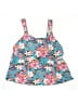 Lands' End Floral Blue Swimsuit Top Size 2X - photo 1