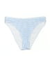 Cupshe Checkered-gingham Blue Swimsuit Bottoms Size S - photo 1