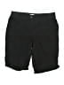 Chico's Solid Black Cargo Shorts Size L - photo 1