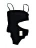 Solid & Striped Solid Black One Piece Swimsuit Size XL - photo 2