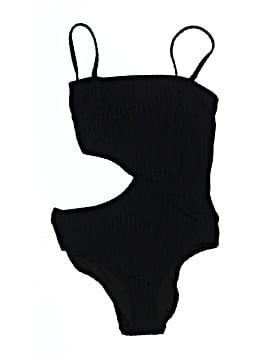 Solid & Striped One Piece Swimsuit