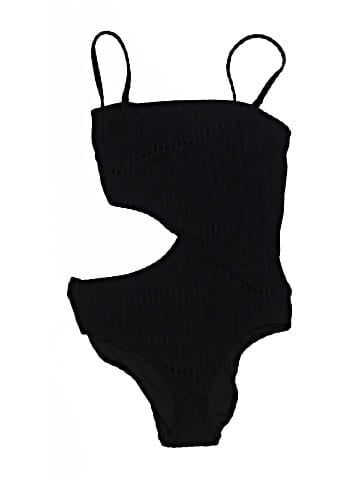 Solid & Striped One Piece Swimsuit (view 1)