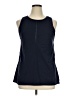 Athleta 100% Nylon Blue Sleeveless Blouse Size XL - photo 1