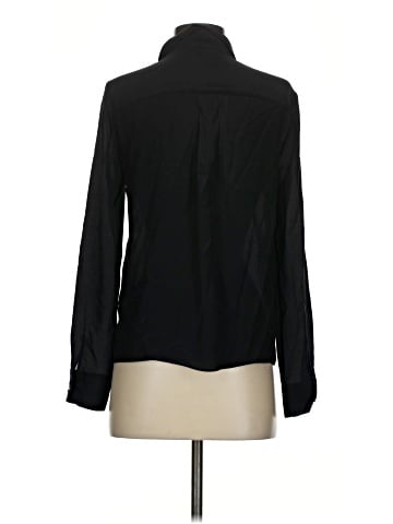 Alice + Olivia Long Sleeve Silk Top (view 2)