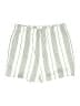 Chico's Stripes Ivory Shorts Size Lg (2.5) - photo 1