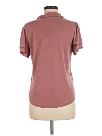 Green Envelope Short Sleeve Blouse (view 2)