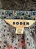 Boden 100% Viscose Paisley Blue 3/4 Sleeve Blouse Size 16 - 18 - photo 7