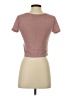 Elodie Pink Short Sleeve Henley Size S - photo 2