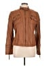 MICHAEL Michael Kors 100% Leather Brown Leather Jacket Size L - photo 1