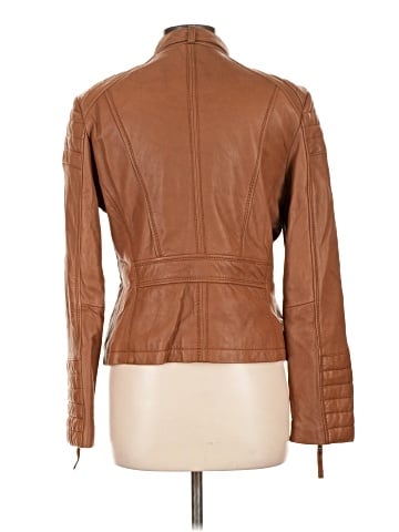 MICHAEL Michael Kors Leather Jacket (view 2)