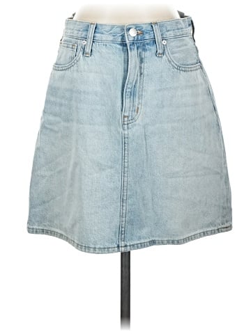 Madewell Denim High-Waist Straight Mini Skirt in Fitzgerald Wash (view 1)