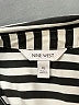 Nine West Stripes Black 3/4 Sleeve Blouse Size XL - photo 7