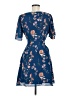 BB Dakota 100% Polyester Floral Blue Casual Dress Size 6 - photo 2