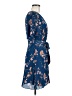 BB Dakota 100% Polyester Floral Blue Casual Dress Size 6 - photo 4