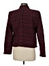 Ann Taylor Plaid Burgundy Blazer Size 6 - photo 2