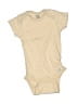 Gerber 100% Cotton Polka Dots Tan Short Sleeve Onesie Size 3-6 mo - photo 1