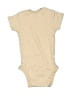 Gerber 100% Cotton Polka Dots Tan Short Sleeve Onesie Size 3-6 mo - photo 2
