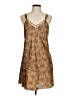 Morgan Taylor 100% Polyester Animal Print Brown Cocktail Dress Size M - photo 1