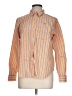 Chaps 100% Cotton Stripes Orange Long Sleeve Button-Down Shirt Size L - photo 1