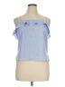Saks Fifth Avenue Stripes Blue Tank Top Size XL - photo 1