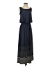 Robert Louis Polka Dots Blue Casual Dress Size S - photo 1