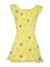 Justice 100% Rayon Yellow Dress Size 14 - photo 1