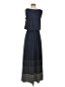 Robert Louis Polka Dots Blue Casual Dress Size S - photo 2