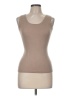 Neiman Marcus Tan Sleeveless T-Shirt Size M - photo 1