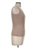 Neiman Marcus Tan Sleeveless T-Shirt Size M - photo 4