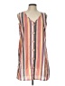 Shein Stripes Pink Casual Dress Size L - photo 1