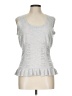 Joseph A. Silver Sleeveless Top Size L - photo 1