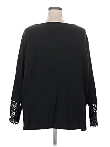 MING WANG 3/4 Sleeve Blouse (view 2)