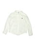 Petit Bateau 100% Cotton Solid Ivory Long Sleeve Button-Down Shirt Size 8 - photo 1