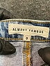 Almost Famous Checkered-gingham Blue Denim Shorts Size 9 - photo 3