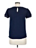 E&M Collection Blue Short Sleeve Blouse Size M - photo 2