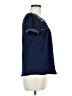 E&M Collection Blue Short Sleeve Blouse Size M - photo 4