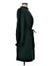 Shein Solid Green Casual Dress Size 6 - photo 4