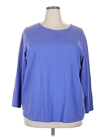 Woman Within 3/4 Sleeve T-Shirt (view 1)