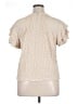 DR2 Ivory Short Sleeve Blouse Size XL - photo 2